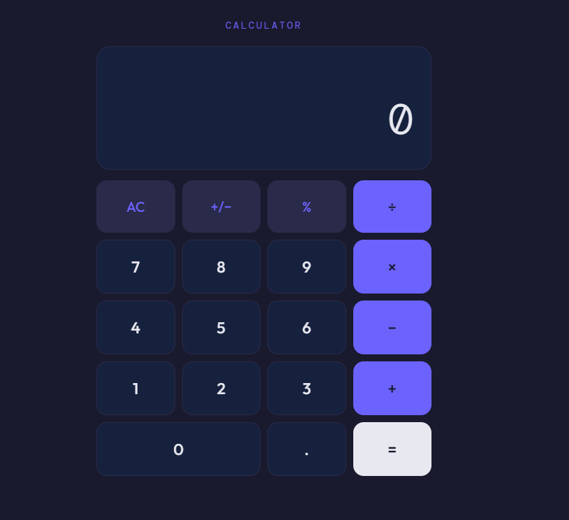 Calculator Project